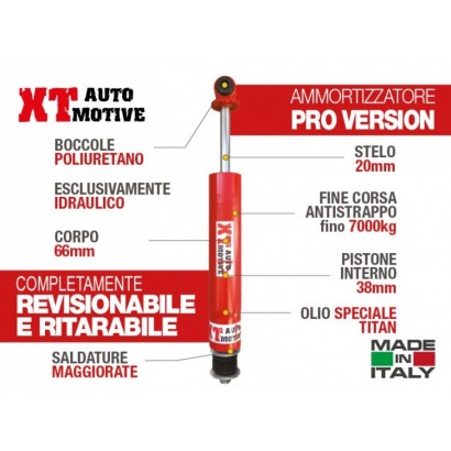 alt text - Amortisseur XT AUTOMOTIVE "Version Pro" pour Toyota LJ-KZJ 70/73 Phares Carrés Arrière