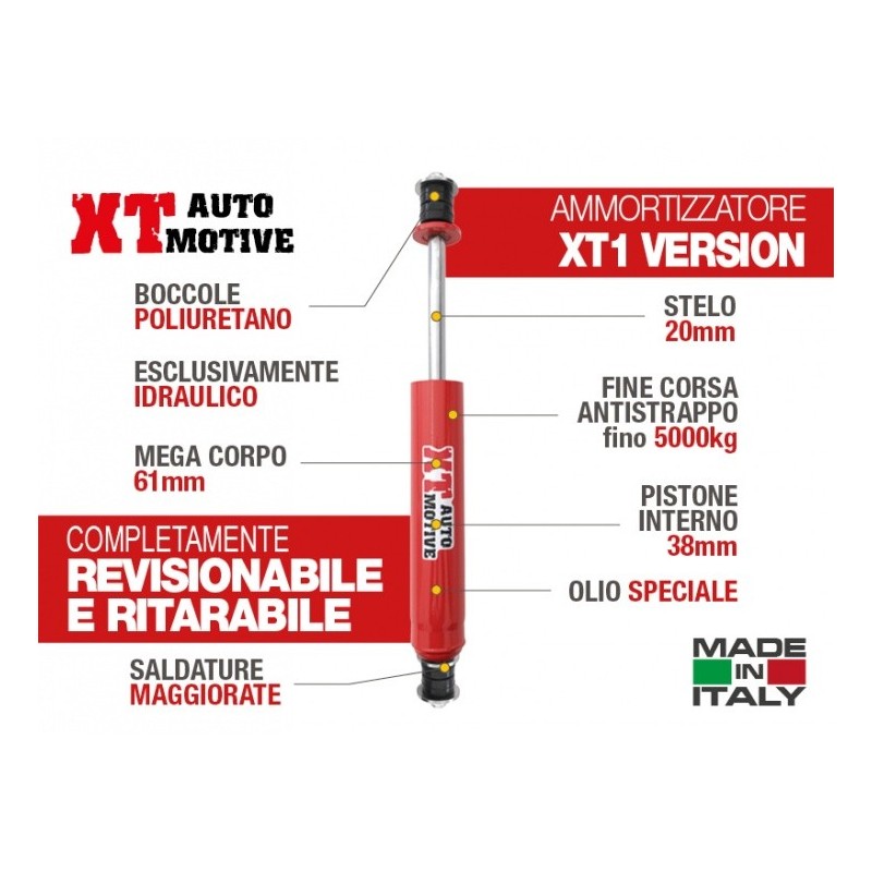 alt text - Amortisseur XT AUTOMOTIVE pour Land Rover Defender 90/110 Avant