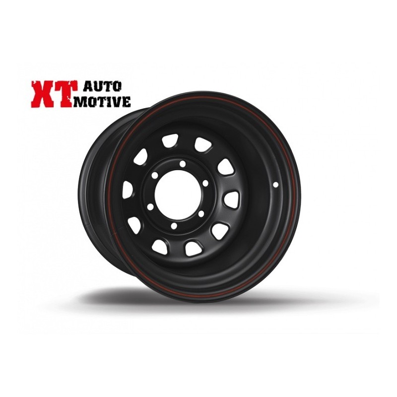 alt text - Jante 10x15 ET -44 DAYTONA NOIR POUR TOYOTA