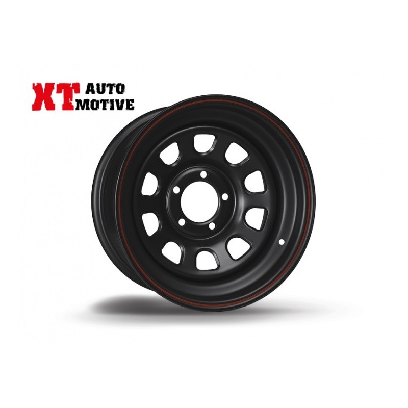 alt text - Jante 7x15 ET -12 DAYTONA NOIR POUR JEEP