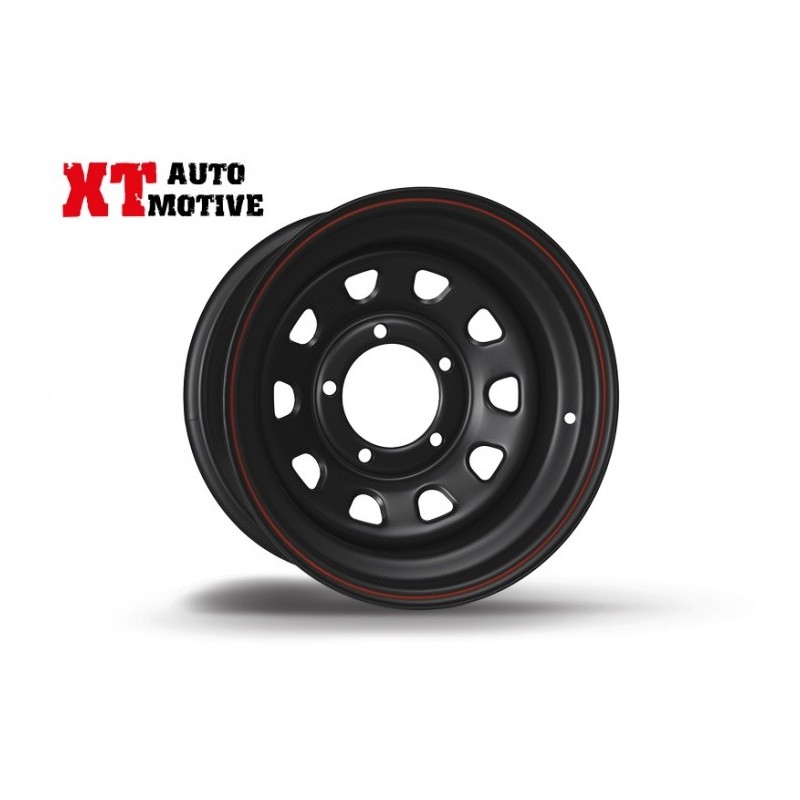 alt text - Jante 15x7 ET -20 DAYTONA NOIRE pour DAIHATSU