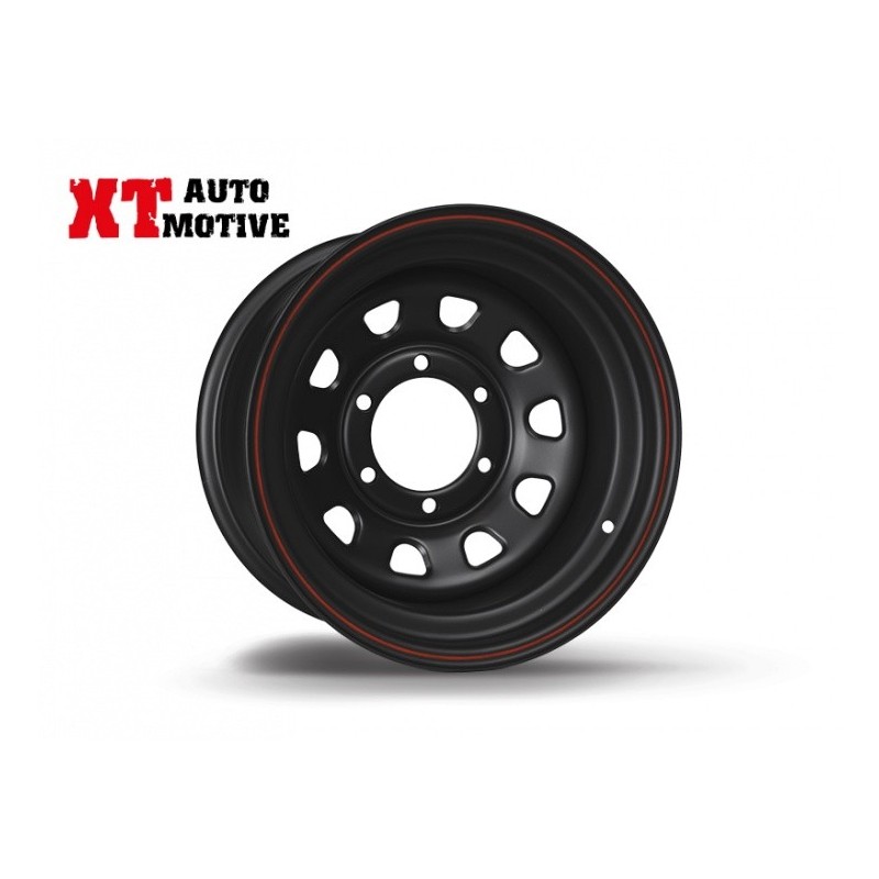 alt text - JANTE 8x15 ET -30 DAYTONA NOIRE POUR TOYOTA