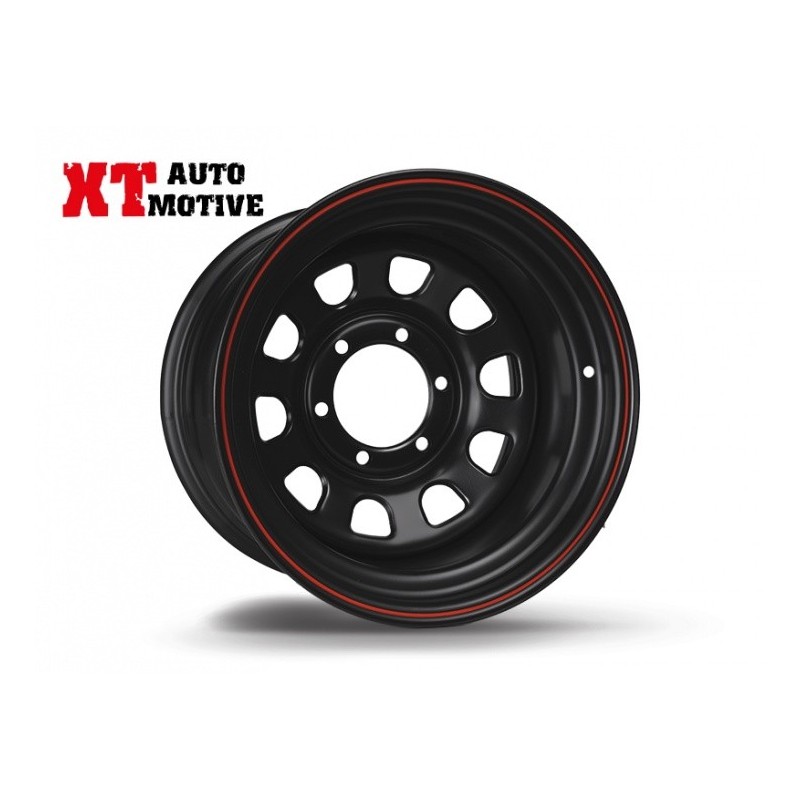 alt text - Jante 10x16 ET -30 DAYTONA NOIRE POUR MITSUBISHI