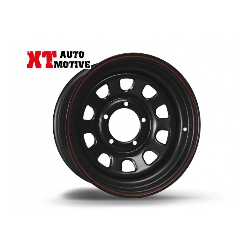 alt text - Jante 7x16 ET -12 DAYTONA NOIRE POUR DAIHATSU