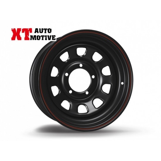 alt text - Jante 7x16 ET -12 DAYTONA NOIRE POUR DAIHATSU