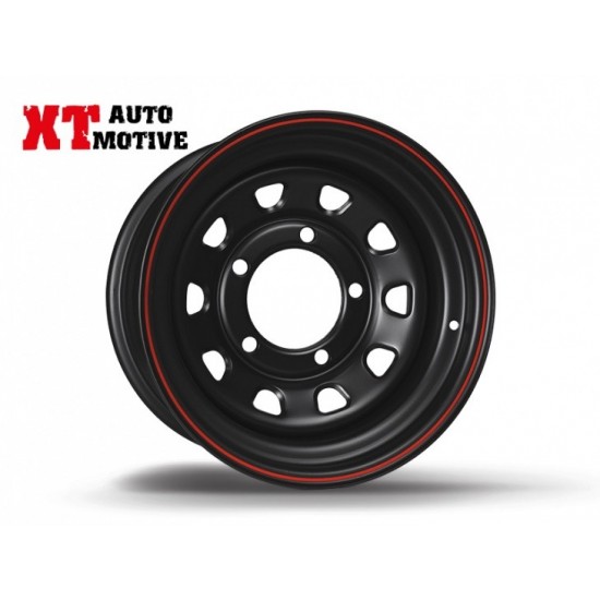 alt text - Jante 8x16 ET -10 DAYTONA NOIRE POUR LAND ROVER