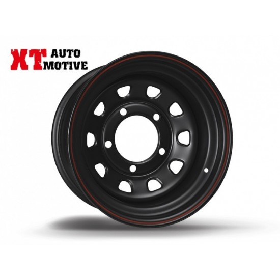 alt text - ROUE 8x16 ET -25 DAYTONA NOIRE POUR LAND ROVER