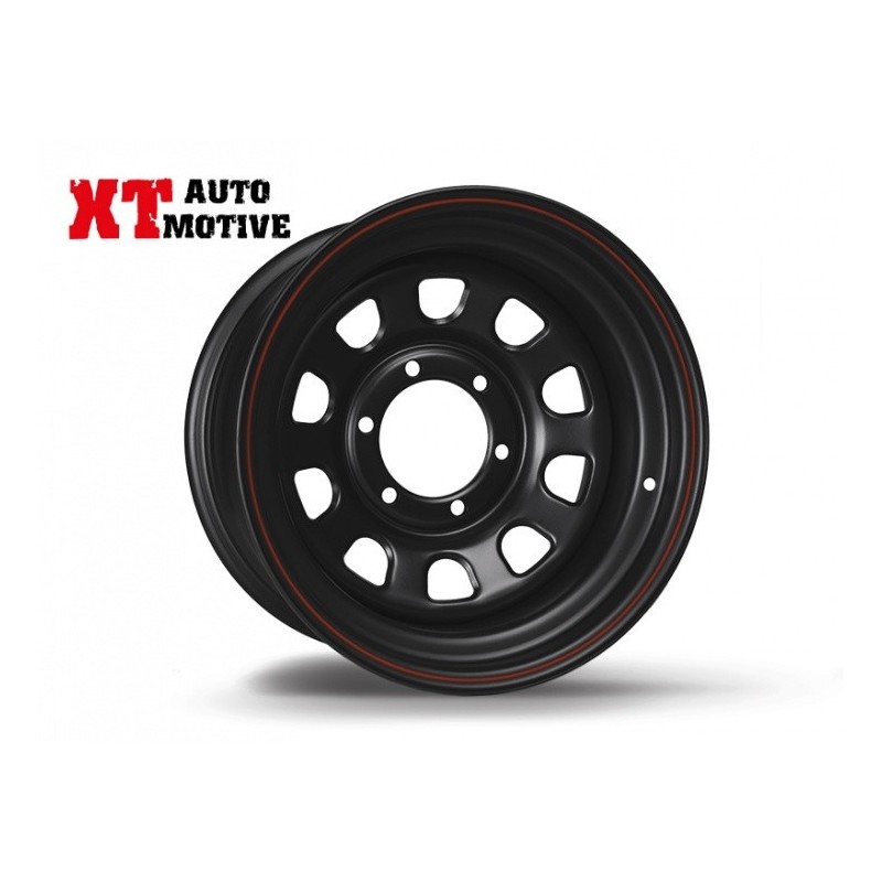 alt text - ROUE 8x16 ET -25 DAYTONA NOIRE POUR TOYOTA