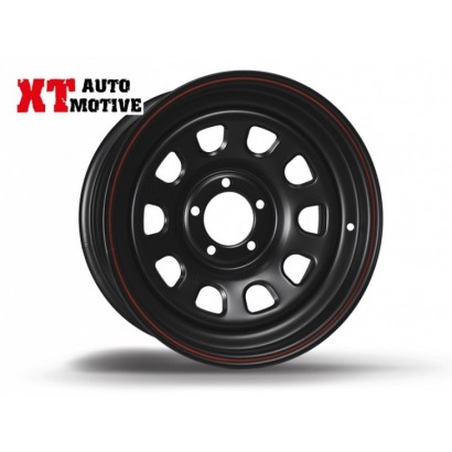 alt text - JANTE 7X17 ET 0 DAYTONA NOIRE POUR JEEP