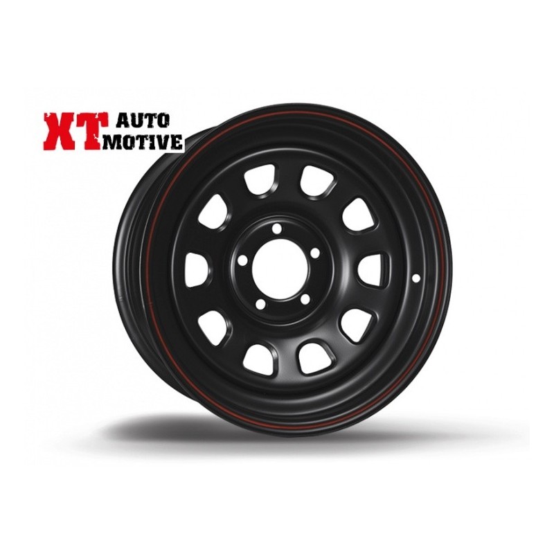 alt text - JANTE 7X17 ET 0 DAYTONA NOIRE POUR JEEP