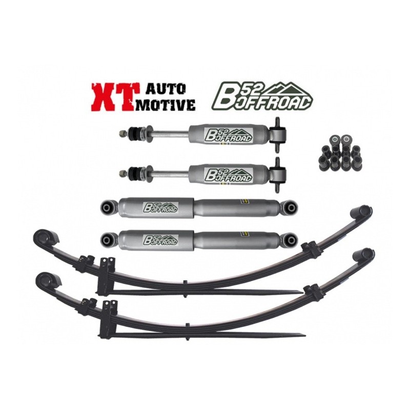 alt text - KIT DE REHAUSSE B52 OFFROAD +5 CM POUR MITSUBISHI PAJERO À RESSORTS À LAMES