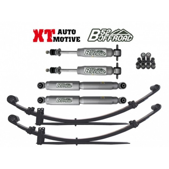 alt text - KIT DE REHAUSSE B52 OFFROAD +5 CM POUR MITSUBISHI PAJERO À RESSORTS À LAMES