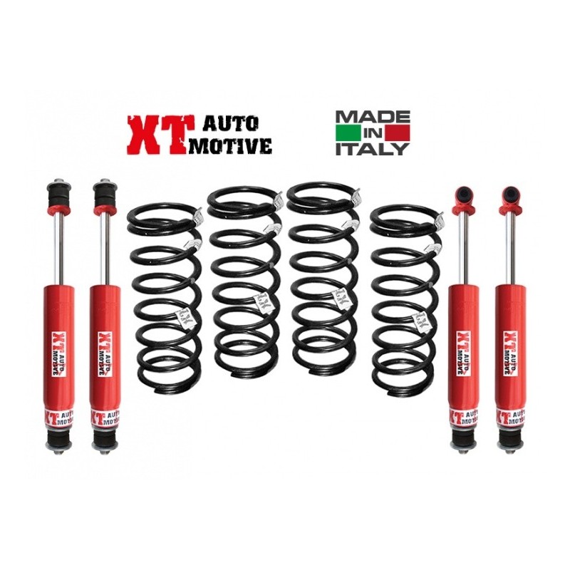 alt text - KIT DE REHAUSSE XT AUTOMOTIVE + 4/5 CM VERSION RAID POUR LAND ROVER DEFENDER 110