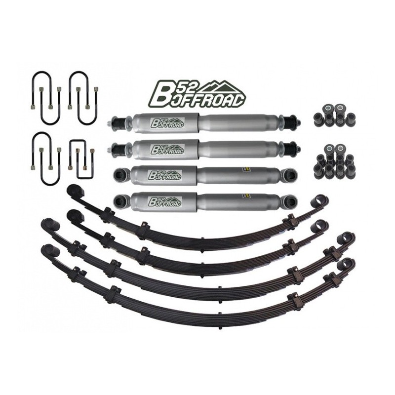 alt text - KIT DE REHAUSSE XT AUTOMOTIVE/ B52 OFFROAD + 5 CM POUR NISSAN PATROL 2.8TD