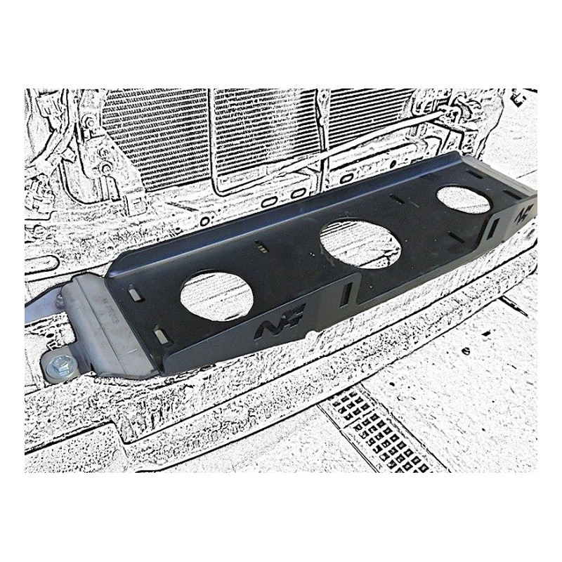 alt text - Kit de montage treuil pour Toyota KDJ 120/125