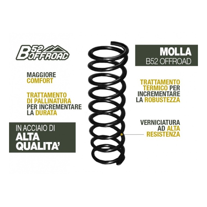 alt text - Ressort B52 OFFROAD +4 CM pour Nissan Terrano 3 portes
