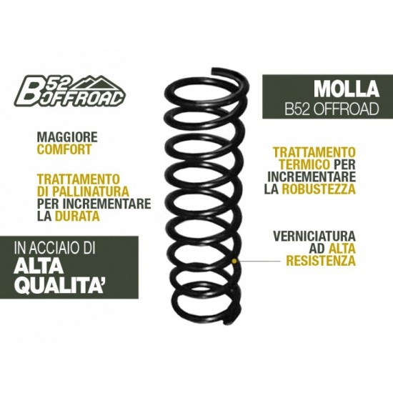 alt text - Ressort B52 OFFROAD +4 CM pour Nissan Terrano 3 portes