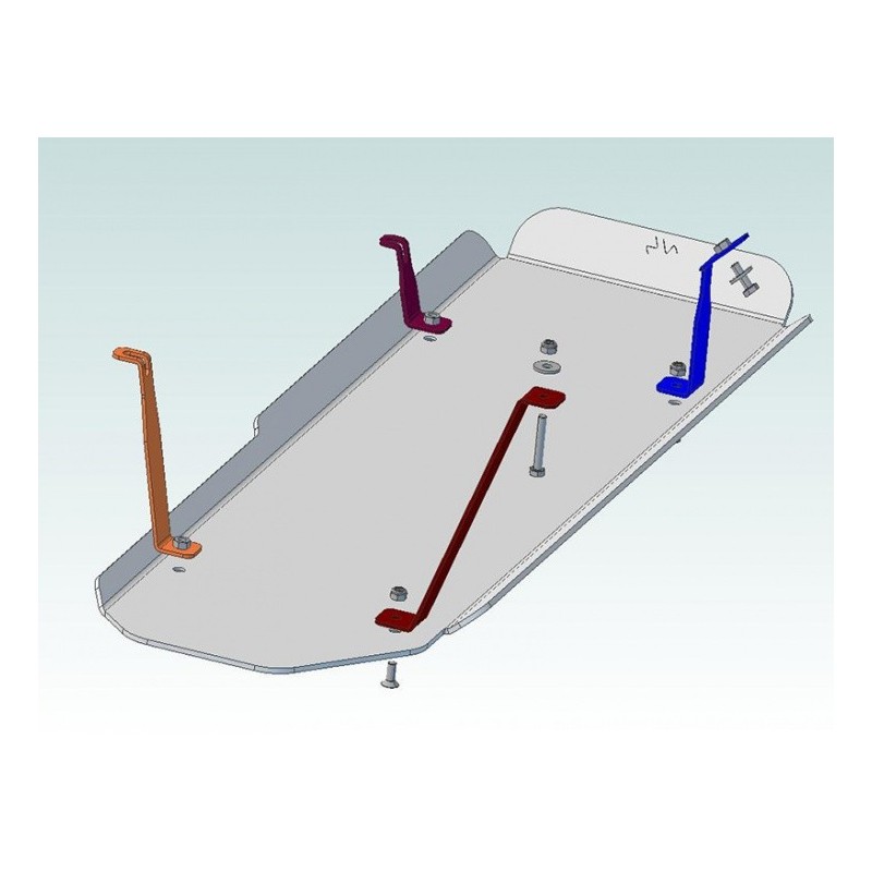 alt text - Protection de réservoir pour Isuzu Dmax à partir de 2012