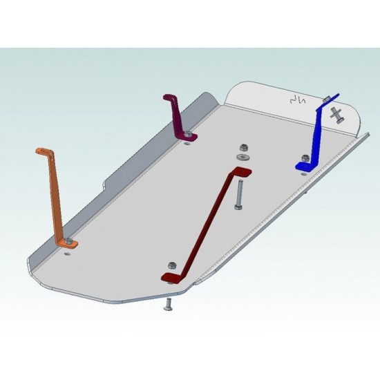 alt text - Protection de réservoir pour Isuzu Dmax à partir de 2012