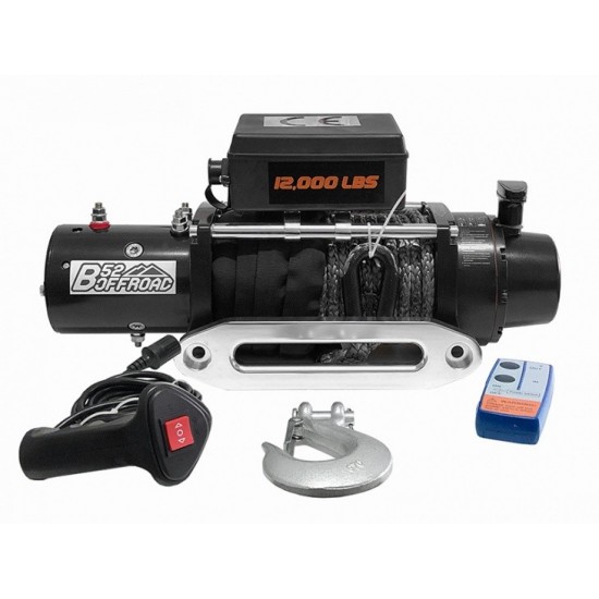 alt text - TREUIL B52 12000 12V SYNTHÉTIQUE