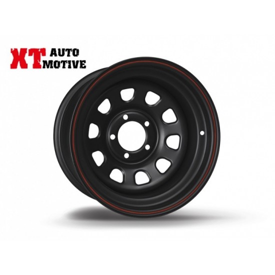 alt text - JANTE 8x15 ET -30 DAYTONA NOIRE POUR JEEP