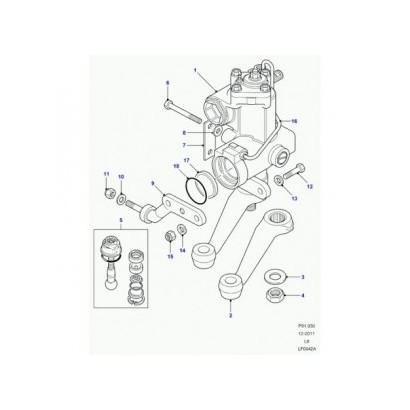 ROTULE SUR BRAS DE BOITIER...