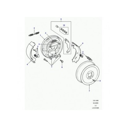 VIS FIXATION TAMBOUR FREIN...