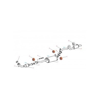 JOINT ECHAPPEMENT TOYOTA...