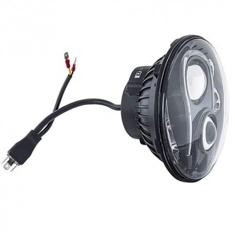 LTPRTZ 7” LED Headlight Black Reflector
