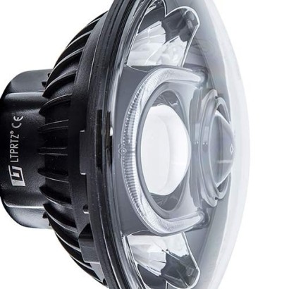 LTPRTZ 7” LED Headlight Black Reflector