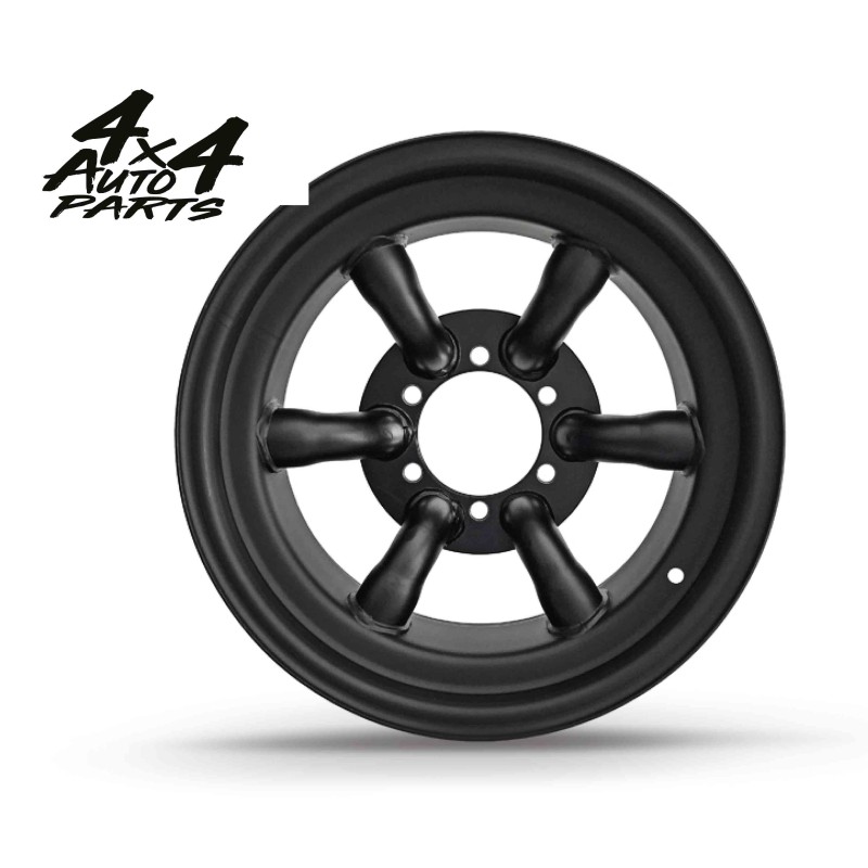 Jante acier TRACKROCK noire Mat