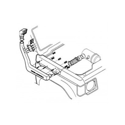 SNORKEL SAFARI POUR PAJERO...