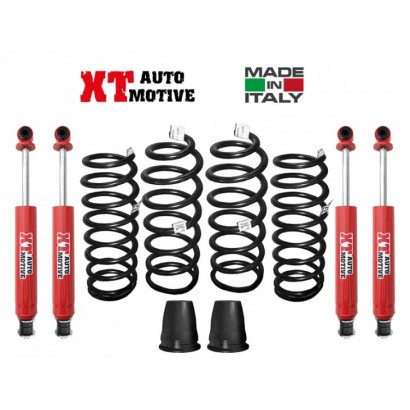 alt text - KIT DE REHAUSSE XT AUTOMOTIVE +6 CM POUR TOYOTA LJ-KZJ 70/73 PHARES CARRÉS
