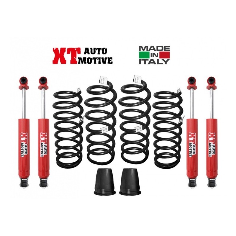 alt text - KIT DE REHAUSSE XT AUTOMOTIVE +6 CM POUR TOYOTA LJ-KZJ 70/73 PHARES CARRÉS