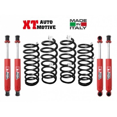 alt text - KIT DE REHAUSSE XT AUTOMOTIVE + 6 CM POUR TOYOTA LJ70/73 PHARES RONDS