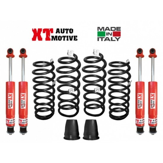 alt text - KIT DE REHAUSSE XT AUTOMOTIVE +6 CM VERSION PRO POUR TOYOTA LJ-KZJ 70/73 PHARES CARRÉS