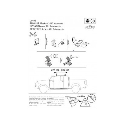 BARRE DE TOIT POUR NISSAN...