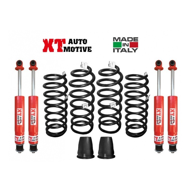 alt text - KIT DE REHAUSSE XT AUTOMOTIVE +6 CM VERSION PRO POUR TOYOTA LJ-KZJ 70/73 PHARES CARRÉS