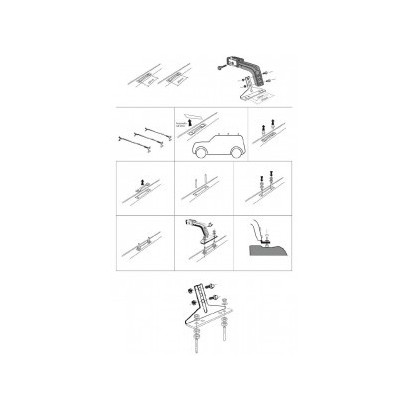 BARRE DE TOIT ACIER POUR...