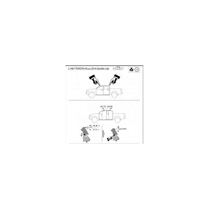 BARRE DE TOIT PRO TOYOTA...