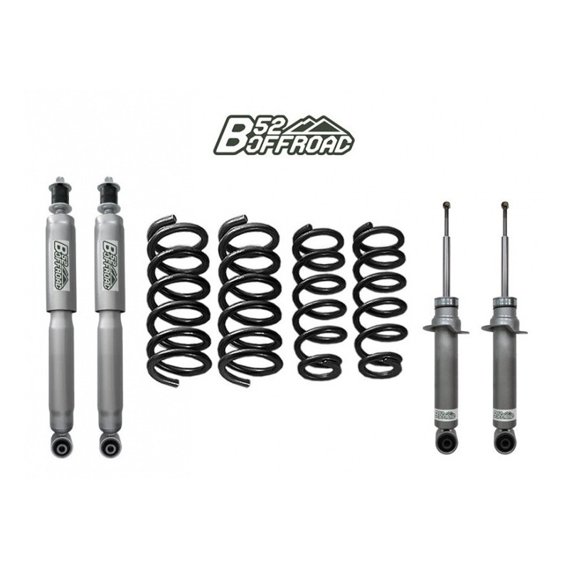 alt text - KIT DE REHAUSSE B52 OFFROAD +4 CM POUR MITSUBISHI PAJERO V60 ET V80 EMPATTEMENT COURT