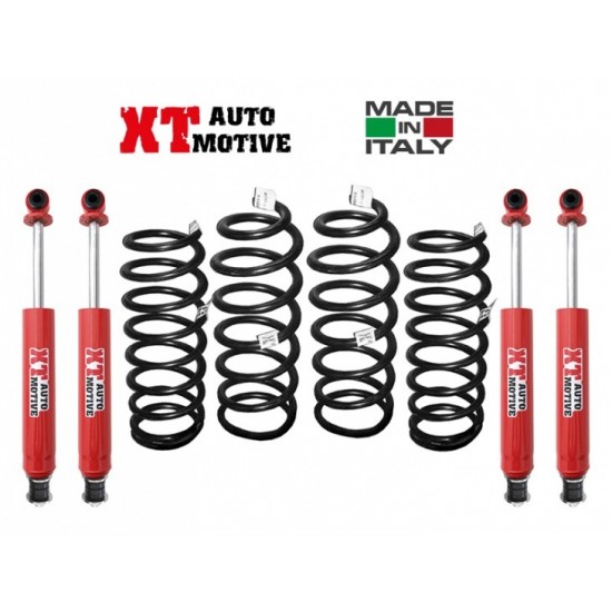 alt text - KIT DE REHAUSSE XT AUTOMOTIVE +10 CM POUR TOYOTA LJ-KZJ 70/73 PHARES CARRÉS