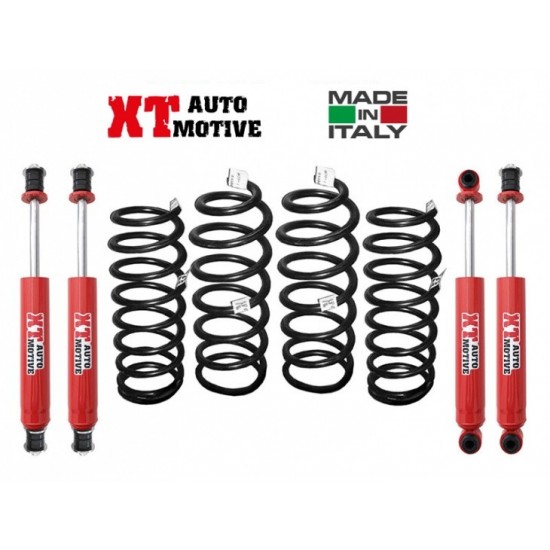 alt text - KIT DE REHAUSSE XT AUTOMOTIVE + 10 CM POUR TOYOTA LJ70/73 PHARES RONDS