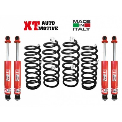 alt text - KIT DE REHAUSSE XT AUTOMOTIVE +10 CM VERSION PRO POUR TOYOTA LJ-KZJ 70/73 PHARES CARRÉS