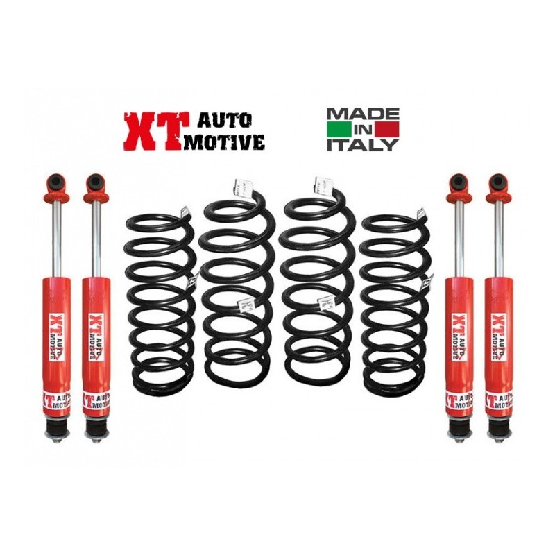 alt text - KIT DE REHAUSSE XT AUTOMOTIVE +10 CM VERSION PRO POUR TOYOTA LJ-KZJ 70/73 PHARES CARRÉS