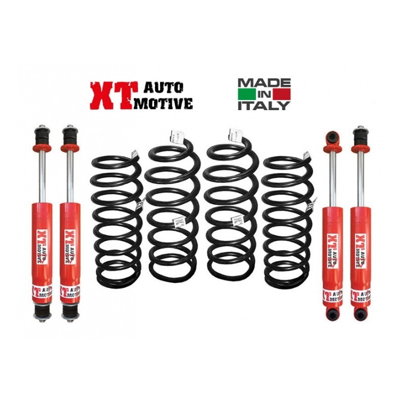 alt text - KIT DE REHAUSSE XT AUTOMOTIVE + 10 CM VERSION PRO POUR TOYOTA LJ70/73 PHARES RONDS