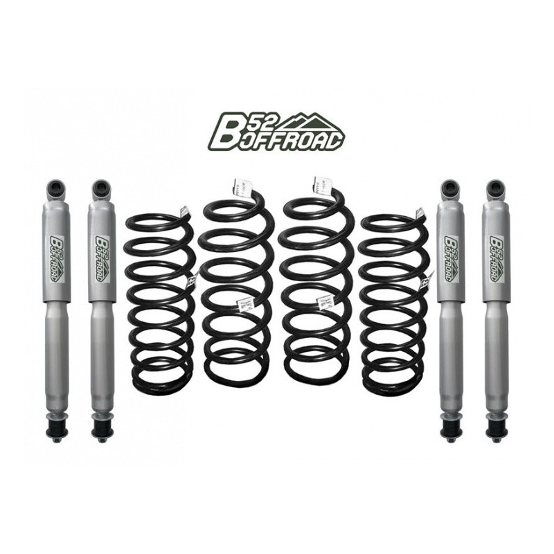 alt text - KIT DE REHAUSSE B52 OFFROAD +5 CM POUR TOYOTA LJ-KZJ 70/73 PHARES CARRÉS