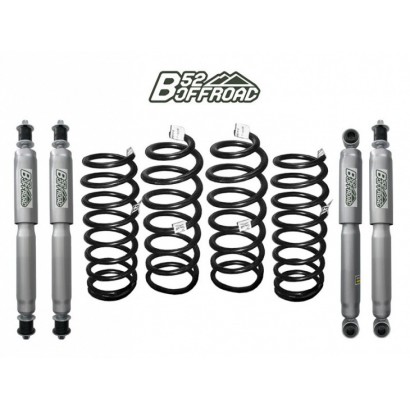 alt text - KIT DE REHAUSSE B52 OFFROAD +5 CM POUR TOYOTA LJ70/73 PHARES RONDS