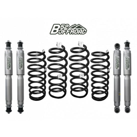 alt text - KIT DE REHAUSSE B52 OFFROAD +5 CM POUR TOYOTA LJ70/73 PHARES RONDS