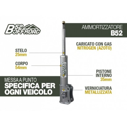 alt text - Amortisseur B52 Offroad pour Suzuki Grand Vitara Avant